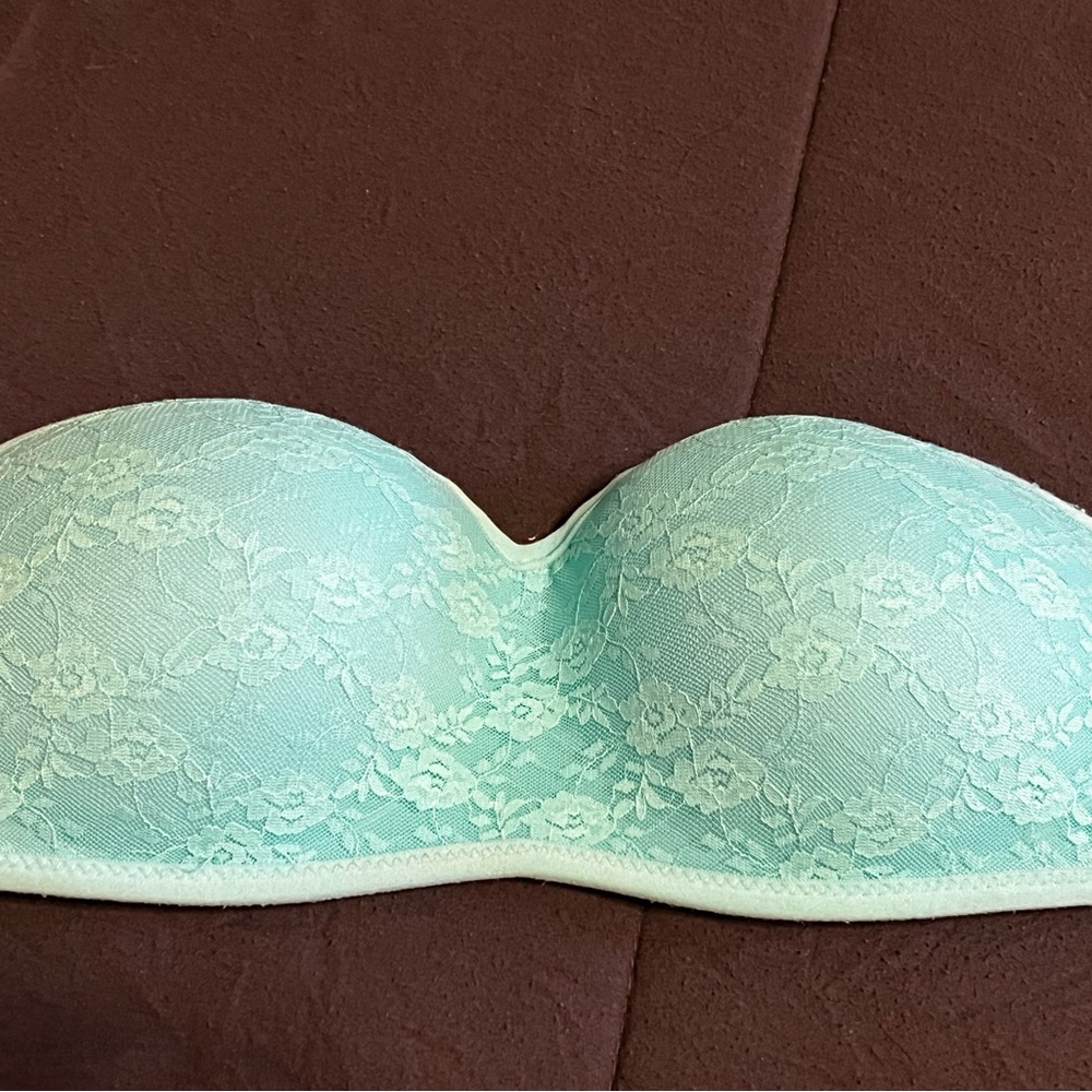 Victoria Secret “PINK” Strapless Lace Bandeau Bra.
